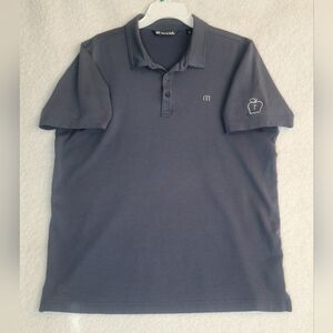 TRAVIS MATHEW SIZE-LARGE  BLUE GOLF POLO SHIRT